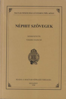 Verebélyi Kincső (szerk.) : Néphit szövegek