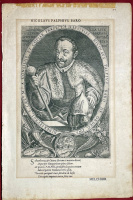 Pálffy Miklós, erdődi, gróf (1552-1600) hadvezér, - akit kortársai, mint a keresztény hősiesség példaképét ünnepeltek – portréja.