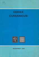 Kuun G(éza) (Ed.) : Codex Cumanicus