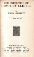 Smollett, Tobias : The Expedition of Humphrey Clinker