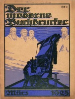 Der moderne Buchdrucker. März 1925. Heft 3. Graphische Monatschrift. 