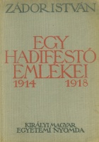 Zádor István (írta és rajzolta) : Egy hadifestő emlékei 1914-1918 - 206 képpel