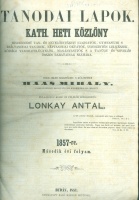 Tanodai Lapok - II. évf. 1857 jan. 7. - dec. 25.