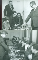 Flórián Tibor  (1919-1990) : sakkozó, szakíróról készült fényképfelvételek. 2 db.
