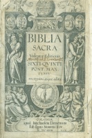  [BIBLIA] Biblia Sacra Vulgatae Editionis Sixti Quinti Pont. Max.