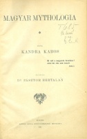 Kandra Kabos : Magyar mythologia
