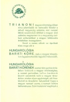 Hungarologia Baráti Köre - Nyomtatvány