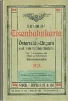 Freud, Alexander : Eisenbahnkarte Österreich-Ungarn und den Balkanlaendern