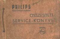 Philips rádiókészülékek összesített service-könyve