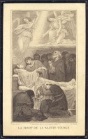 365. [Szűz Mária halála - Gyászértesítő szentkép] „La mort de la Sainte Vierge”