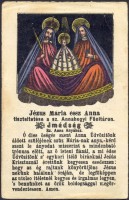 288. [A kis Jézus, szűz Mária és Szent Anna kegyképe az anna-hegyi templomban - valószínűleg: Góra Św. Anny] „Jézus Mária éssz Anna”
