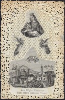 335. [A trsati Szűz Mária kegytemplom a kegyképpel] „Vera Effigies Miraculosae Divea Matris gratiarum Tersacti”