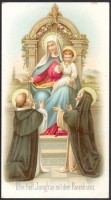 088. [Szűz Mária és a kis Jézus rózsafüzérrel] „Die heil. Jungfrau mit dem Rosenkranz.”