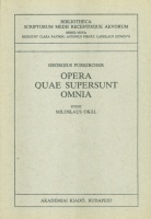 Purkircher, Georgius   : Opera quae supersunt omnia