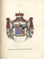 Masch, Gottlieb Matthäus Carl : Wappen-Almanach der souverainen Regenten Europas. 2. Ausgabe mit Geschlechtstabellen und Wappenbeschreibungen.  