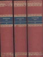 Nietzsche, Friedrich : Werke in drei Bänden.  I - III. Band