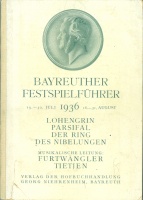 Strobel, Otto (Hrsg.) : Bayreuther Festspielführer 1936