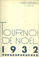 Billoux, René (ed.) : ‎Tournoi ( Typographique ) De Noël 1932‎ - N°12, décembre 1932‎