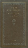 Winterl, J. J. : Index Horti Botanici Universitatis Hungaricae, quae Pestini est
