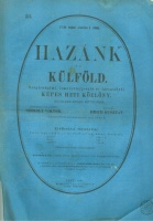 Szokoly Viktor (szerk.) : Hazánk s a külföld, 23. sz. junius 4. - Szépirodalmi, ismeretterjesztő és társaséleti képes heti közlöny. 1868. 