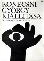 Papp Gábor (graf.) : Konecsni György Kiállítása, Műcsarnok, 1968. nov. 9. - dec. 1.