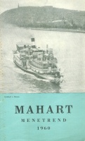 MAHART menetrend 1960.