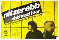 nitzer ebb - ebbhead tour, 1991. Petőfi Csarnok.