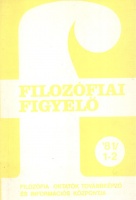 Filozófiai Figyelő 1981/1-2. sz.