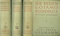 Neumann, Karl Eugen. : Die Reden Gotamo Buddhos 1-3. Bd. Mittlere Sammlung.