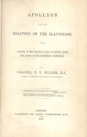 Buller, Frederick Thomas  : Apollyon and the Reaction of the Slavonians