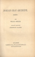 Wilde, Oscar : Dorian Gray arczképe