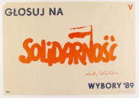 unk (designer) : Głosuj na Solidarność Wybory '89 [Szavazz a Szolidaritásra a '89-es választásokon]