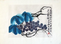 072.     QI BAISHI (Chi Pai Shih) : (Grapes.)