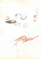 078.     WANG HSUEH TSAO (Wang Hsüe-t’ao) : (Shrimps and Clams.)