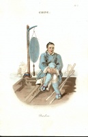 145.     Unknown engraver : Chine. Batelier. (Boatman).