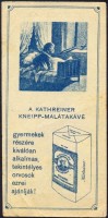 0538. Kathreiner Kneipp malátakávé – Franck Henrik és Fiai Rt., Budapest.