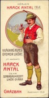 0422. Haack Antal-féle gyomorlikőr – Haack Antal, Graz.