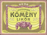 1126. Kömény Likőr (italcímke) – ismeretlen gyártó. 