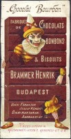 0115. Chocolat Bourbon – Brammer Henrik Csokoládégyára, Budapest.