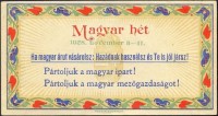 0680. Magyar hét, 1928. november 3-11.