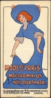 0715. Mode de Paris, Magyar Miklós női divatháza, Budapest.