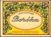 1065. Boróka (italcímke) – ismeretlen gyártó.