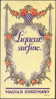 1132. Liqueru Surfine (italcímke) – ismeretlen gyártó. 