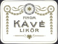 1118. Kávé Likőr (italcímke) – ismeretlen gyártó. 