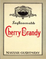 1076. Cherry Brandy (italcímke) – ismeretlen gyártó.