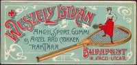 1032. Weszely István angol sport-, gumi- és acél árucikkek raktára, Budapest.