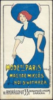 0714. Mode de Paris, Magyar Miklós női divatháza, Budapest.