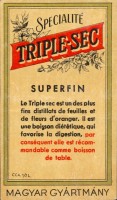 1173. Triple-Sec Superfin (italcímke) – ismeretlen gyártó. 