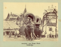 010.     UNKNOWN - ISMERETLEN : Ansicht aus Pnom-Penh. Cambodja. cca. 1900.