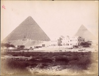 041.     ZANGAKI (Zangaki Brothers, Constantine and George) : Hotel Mena – House aux Pyramides.  Cca. 1870.